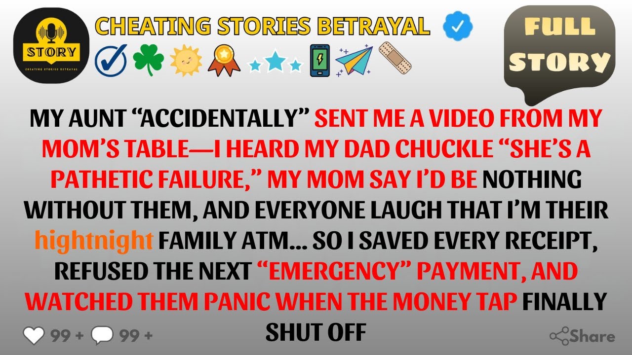 [FULL STORY] Aunt Accidentally Sent a Video—My Family Called Me “Pathetic” & Used Me for Money