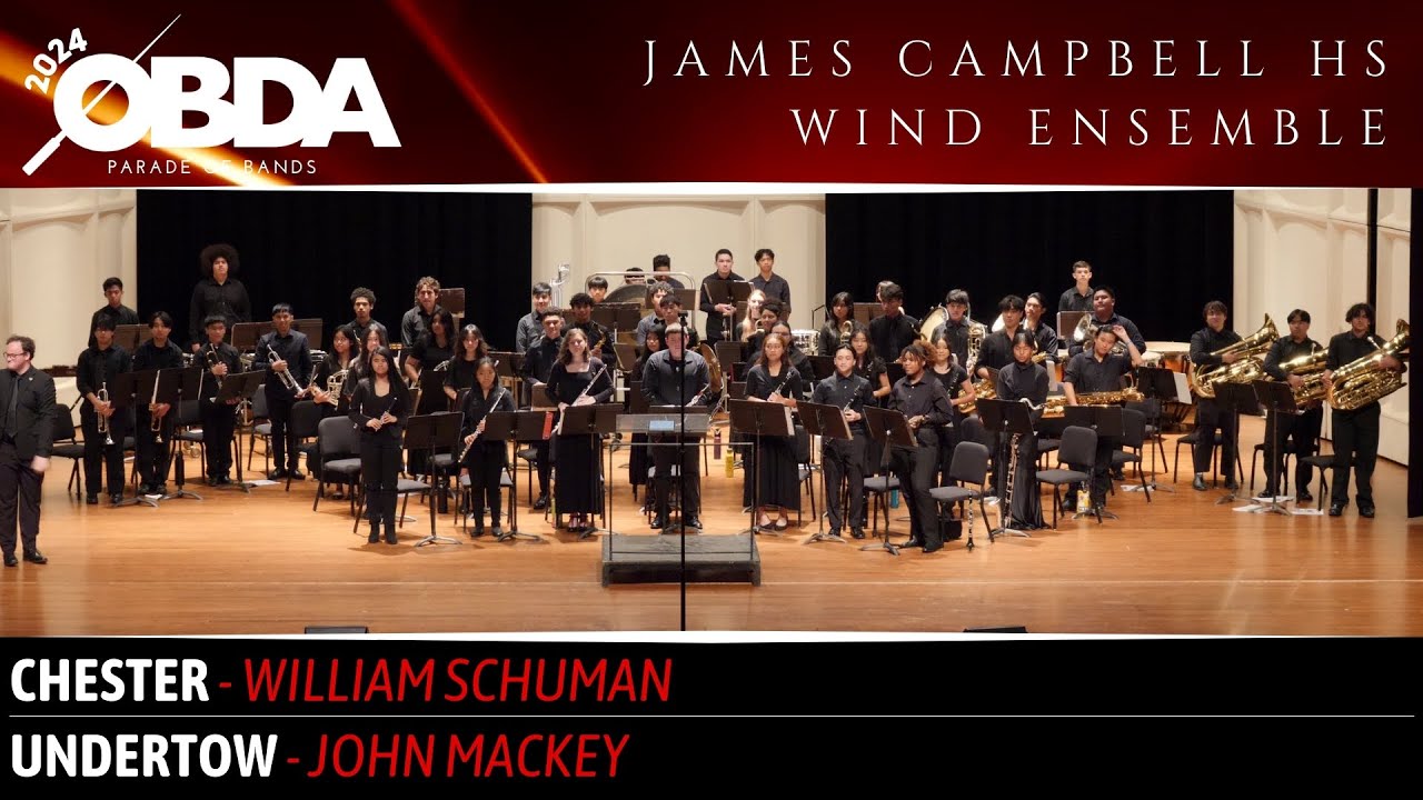 ① Chester ② Undertow | James Campbell HS Wind Ensemble | 2024 OBDA Parade of Bands