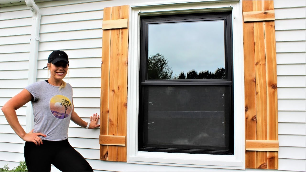 The 30-Minute Cedar Shutters - Easy DIY Project