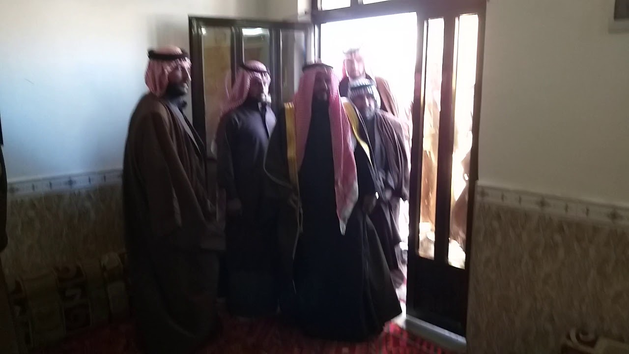 ترحيب بالشيخ سلامه ابن راكان  السويط في مضيف نافع ال مايع الفرطوسي الشاعر جساب الرداد