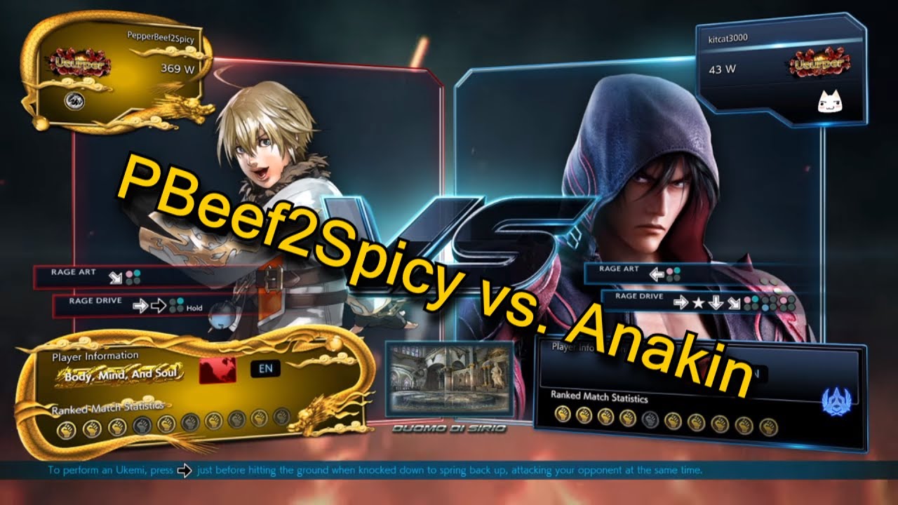 PepperBeef vs. StreamMe|Anakin (Tekken 7 Ranked)