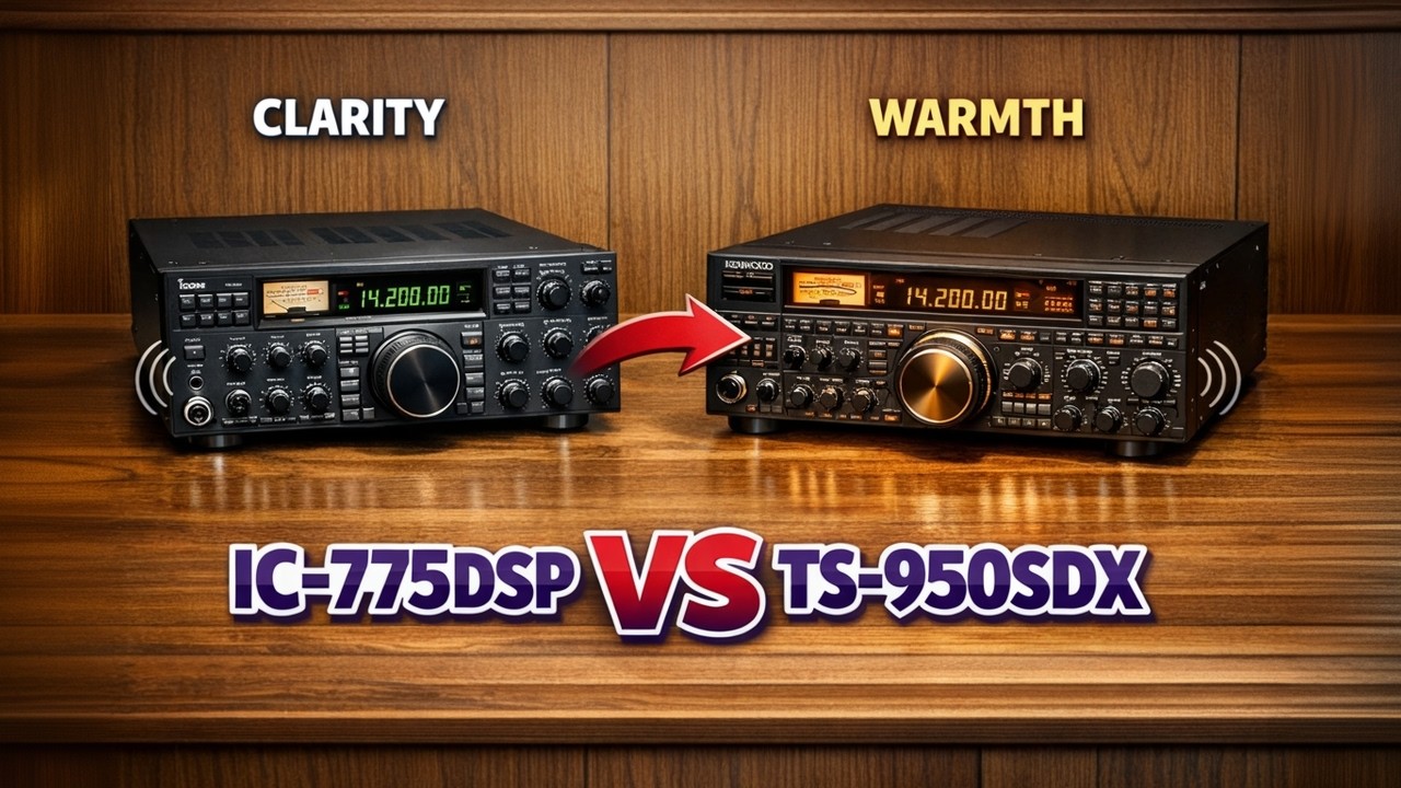Kenwood TS950SDX versus Icom IC-775DSP - Reception Comparison in the year 2022