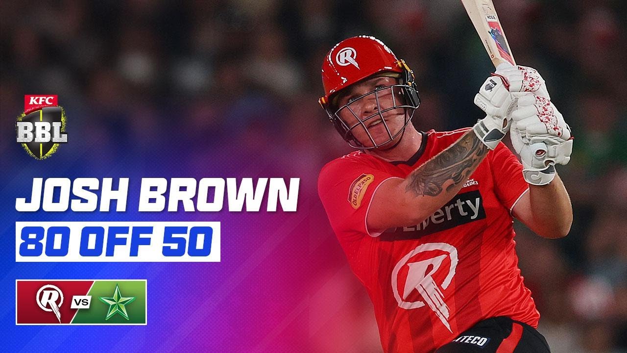 Demolition Derby! 💥 Josh Brown At His Blasting Best Against Stars | #BBL15