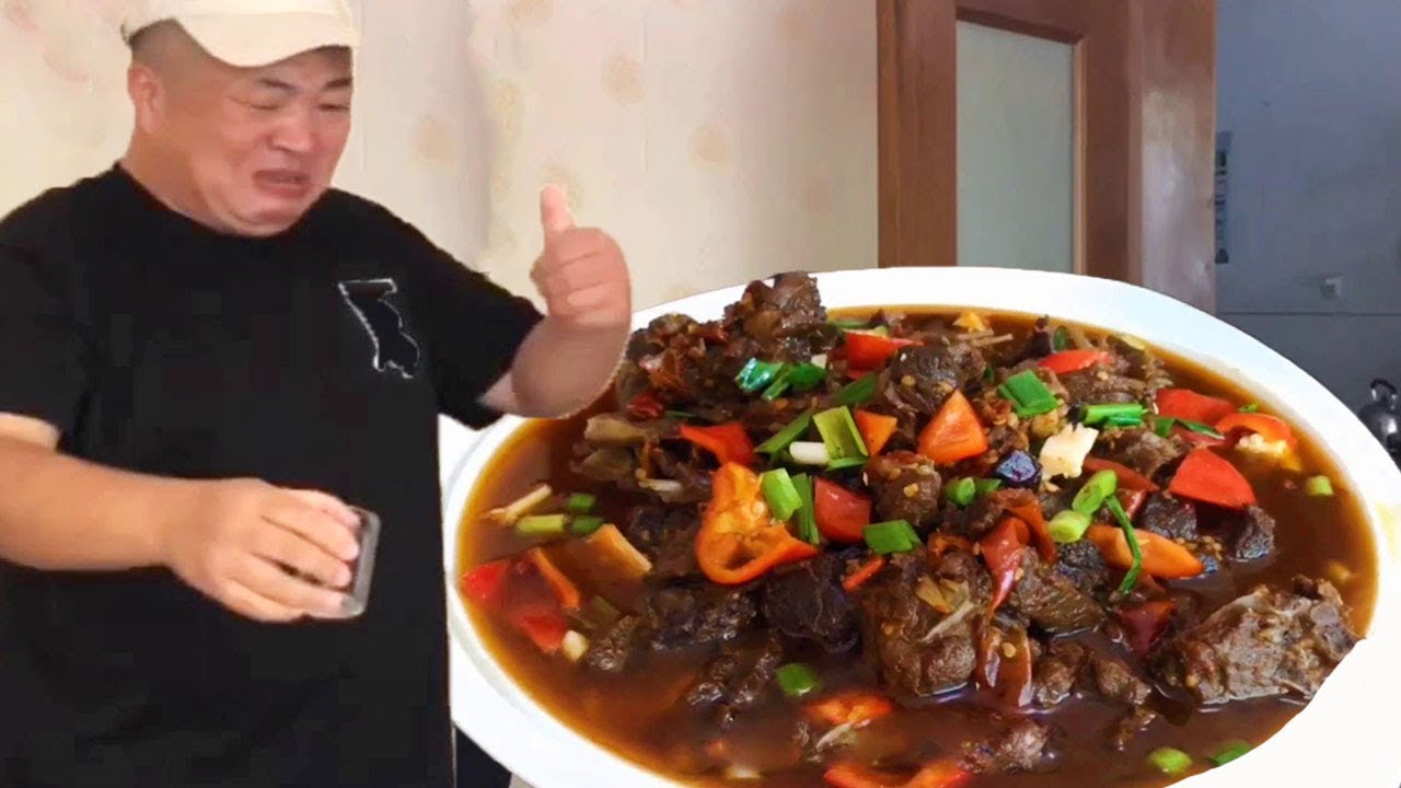 Anhui 20-year dog meat restaurant, braised dog chops 60 yuan a copy