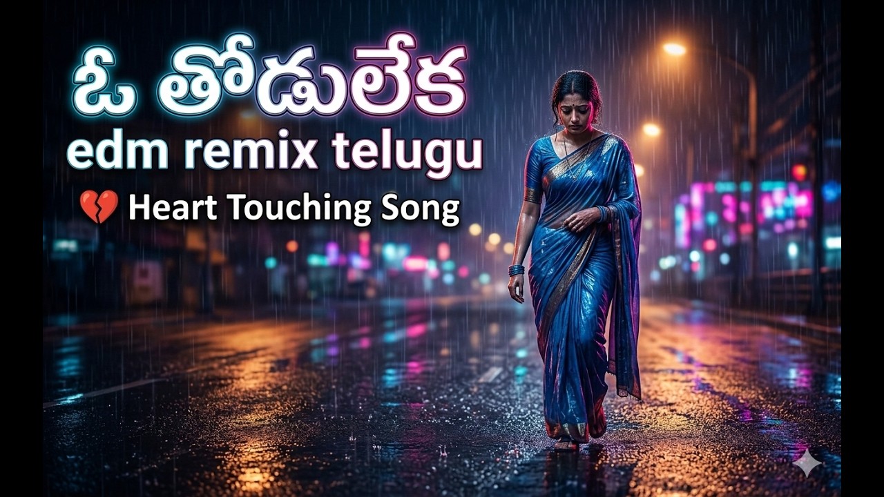 Chilaka Ye Thodu Leka 💔 Telugu Emotional Song Remix | Telugu Edm Remix 2026 |  Remix love Heartbreak