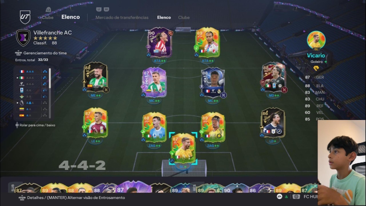 Subi de nível no Squad Battles e o resultado foi esse... | FC 26 Ultimate Team