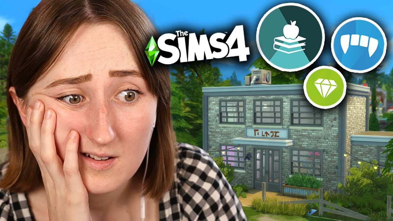 i tried building with the WEIRDEST sims packs