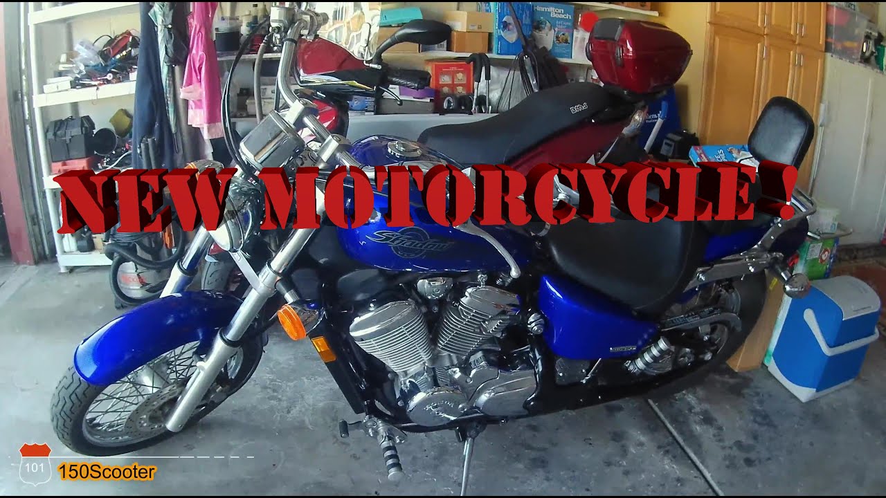My New Motorcycle Honda Shadow VLX VT600CD | 150Scooter