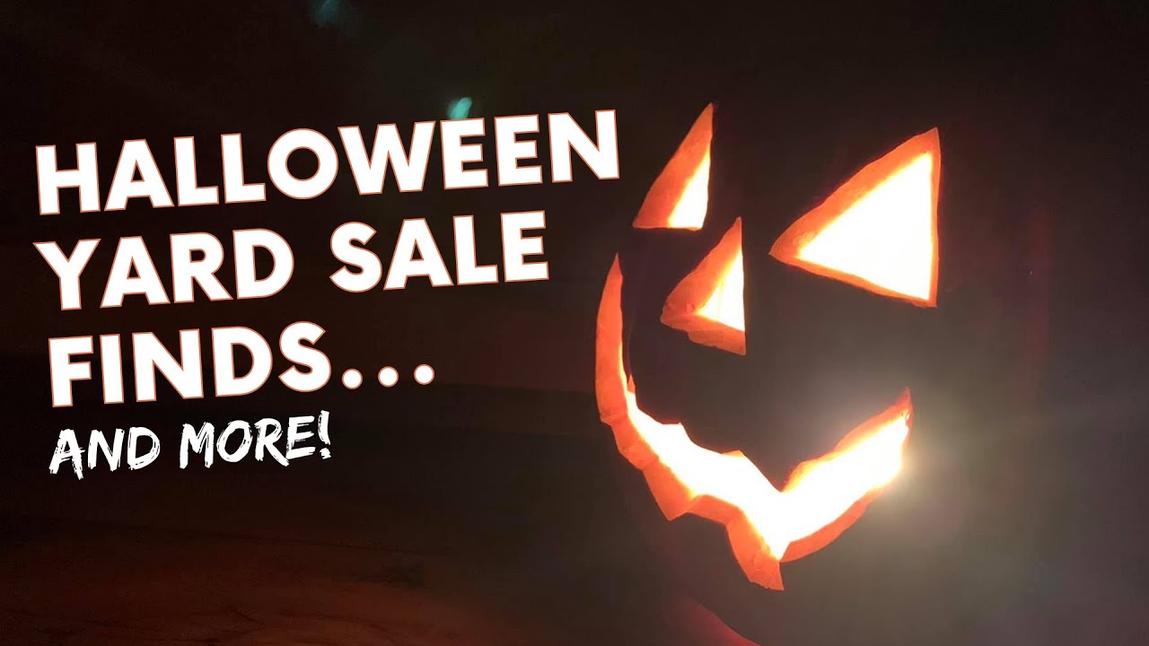 Halloween Yard Sale Finds For Reselling on Ebay