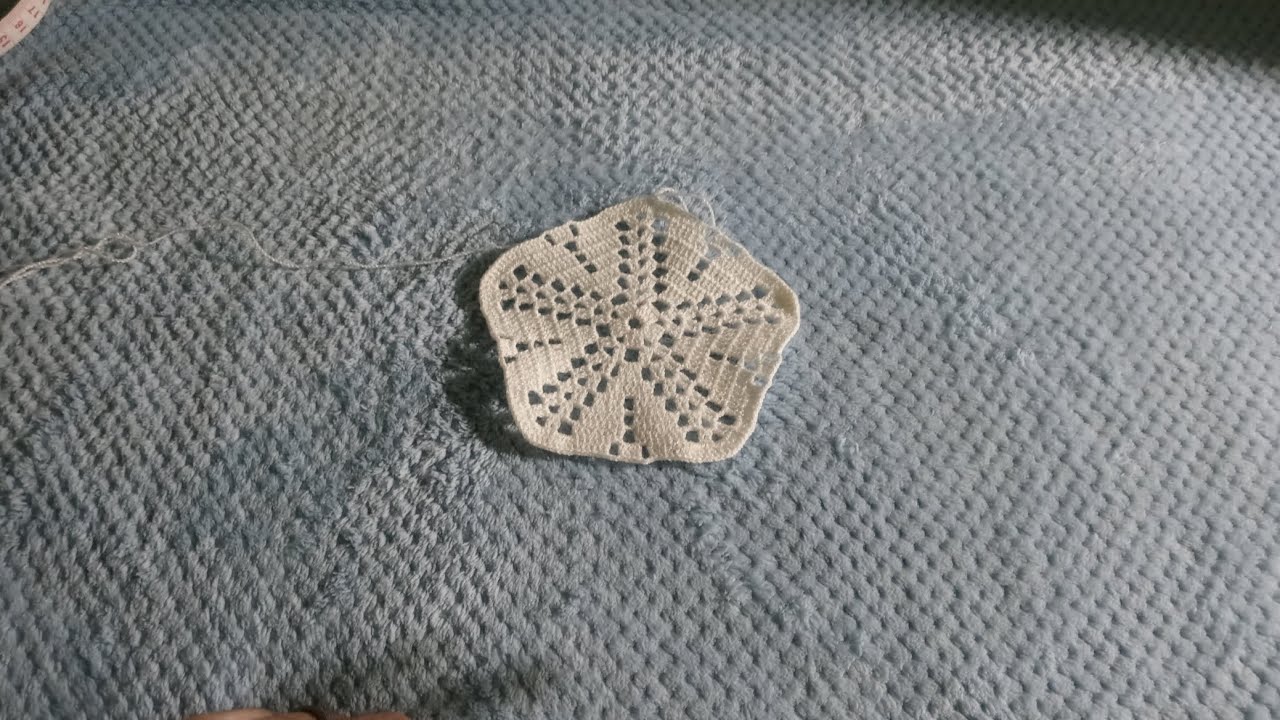 Carpeta estrella a crochet muy fácil de realizar paso a paso (parte 2)