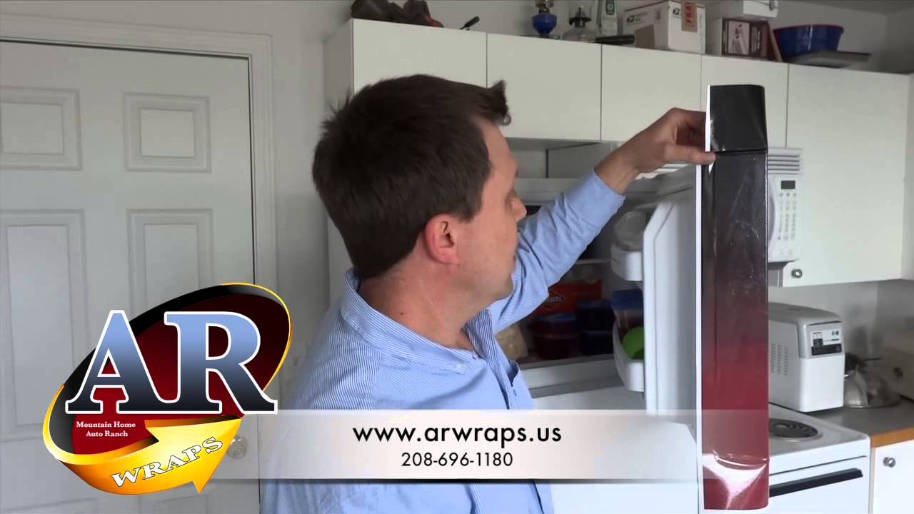 How to install a Refrigerator wrap