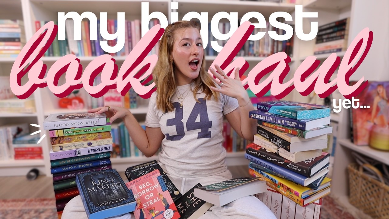 My BIGGEST book haul yet...