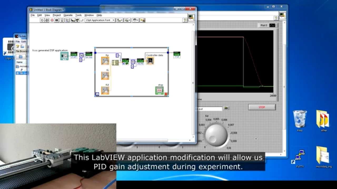 MicroDAQ toolbox for Scilab Custom PID controller for DC motor - part 3