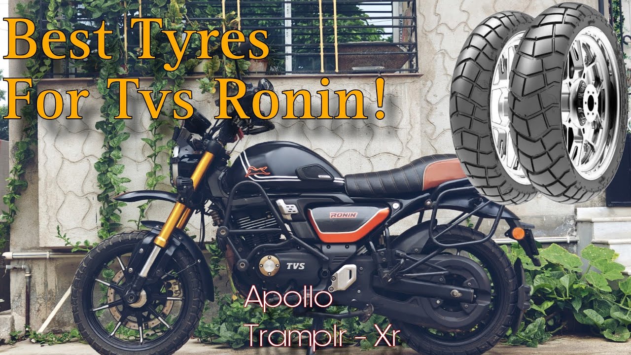 Tvs Ronin Modification || Apollo Tramplr Xr installed at 40,000 kms|| Best tyre for Ronin ||