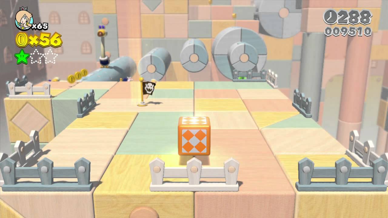 Super Mario 3D World Gameplay - Mundo Estrella-3: &iexcl;Qu&eacute; rollo de rollos!