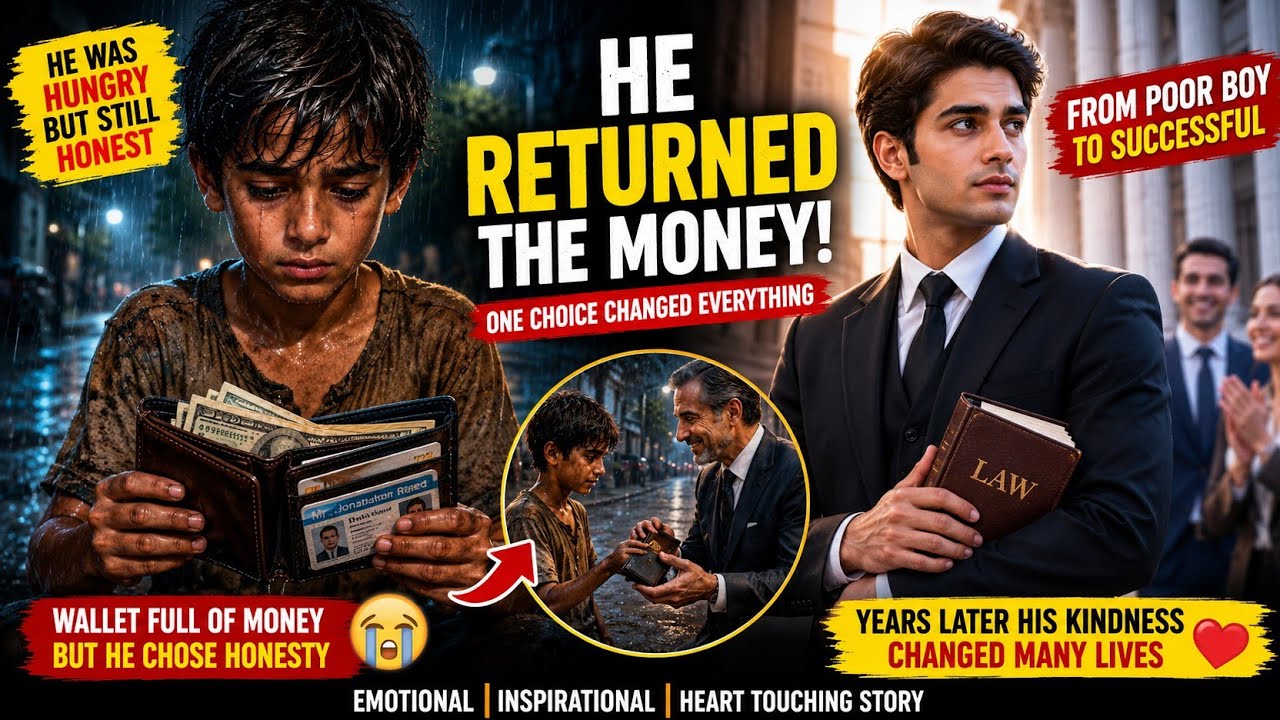  Poor Boy Returned a Wallet Full of Money &mdash; Years Later Everyone Was Shockedmotavationalenglishstory