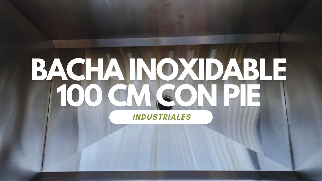 Bachas f&aacute;brica Argentina industriales para gastronomia 1000MM @FabricaInoxidable