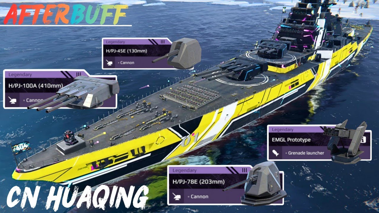CN HUAQING - AFTER BUFF 🔥 Still Worth 11500 Artcoin ☠️ - modern warships 