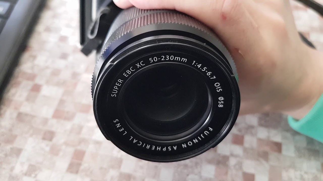 Fujifilm X-T30  Fujinon XC 50-230 mm настройка управления диафрагмой