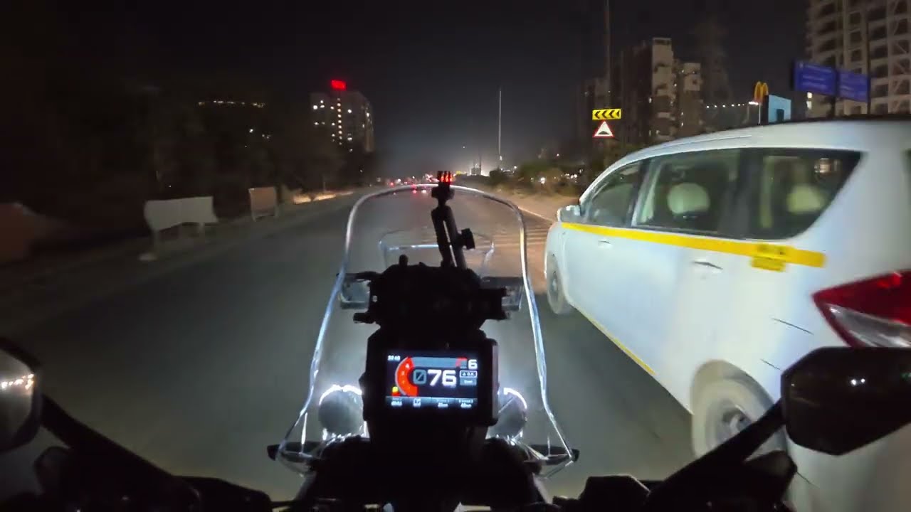 casual evening back to home ride