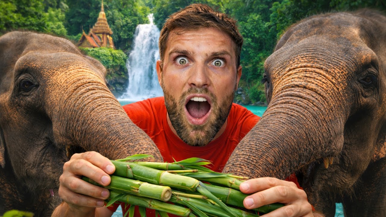 I Spent a Day With ELEPHANTS In Thailand! 🇹🇭