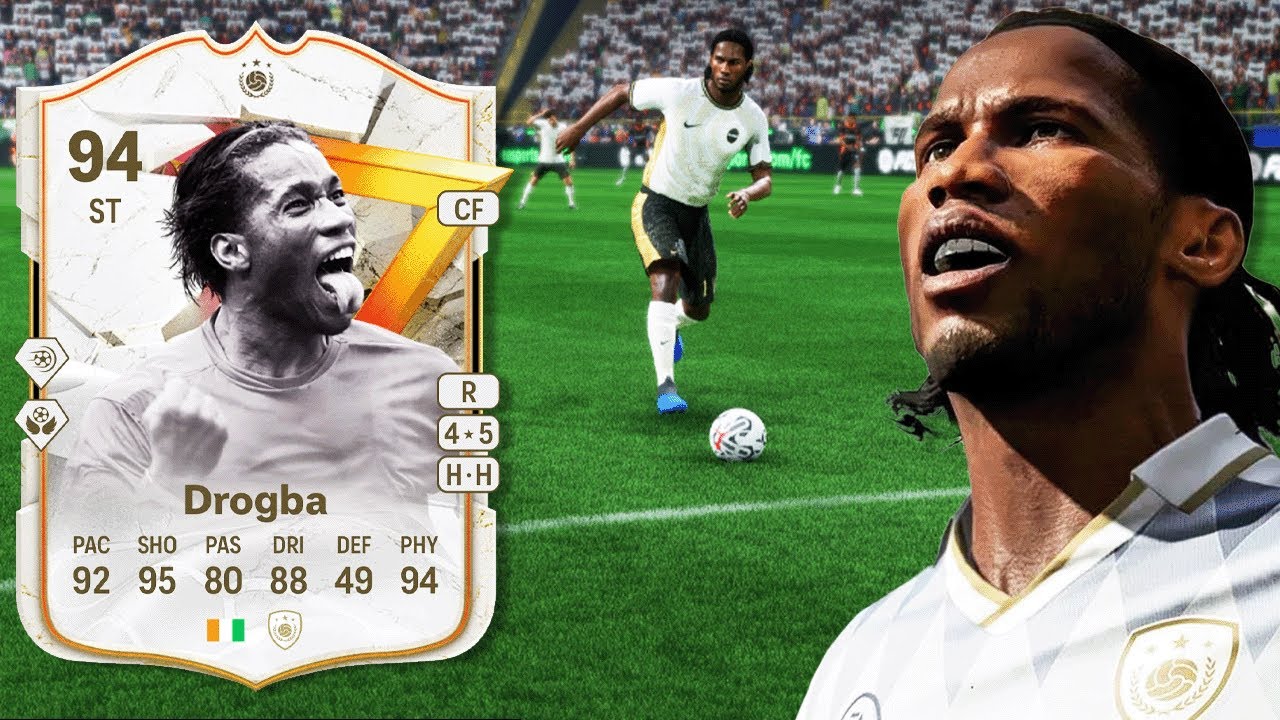 94 GOLAZO ICON DIDIER DROGBA IS INSANE IN EA FC 24!!