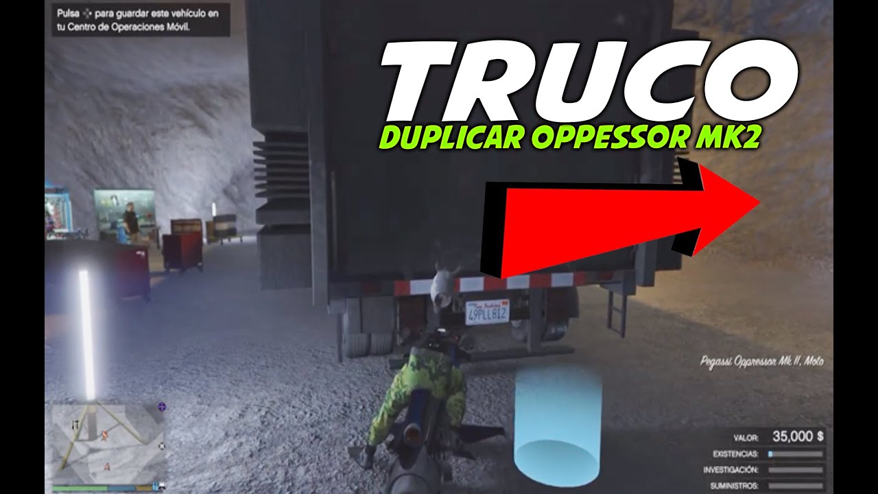 COMO DUPLICAR OPPESSOR MK2 SUPER FACIL SOLO SIN AYUDA EN GTA 5 ONLINE DINERO INFINITO GTA 5 ONLINE
