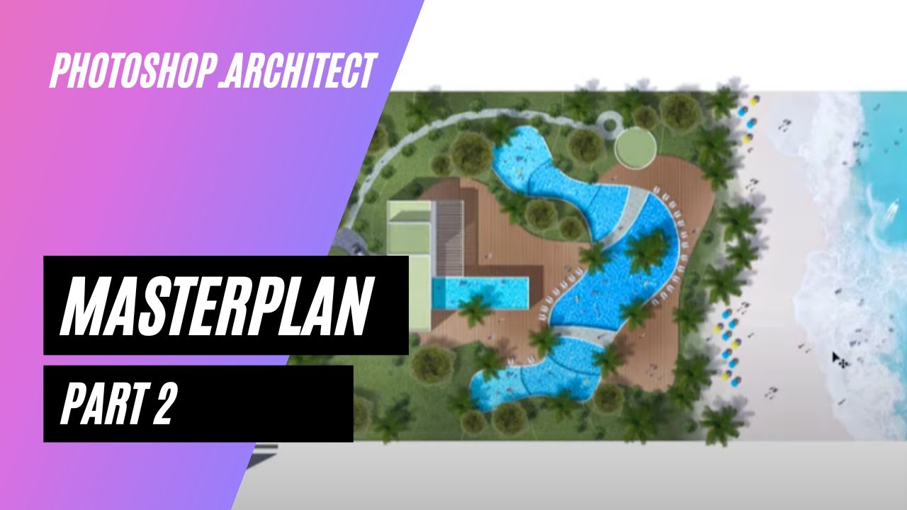 Rendering an architectural master plan | Part 2