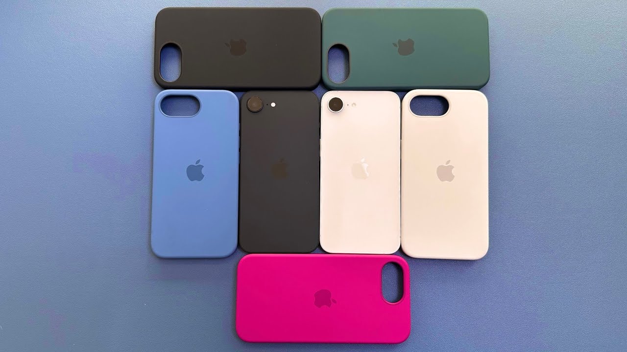 Силиконовые чехлы для iPhone 16e всех цветов!!! Со всеми цветами iPhone 16e!!!