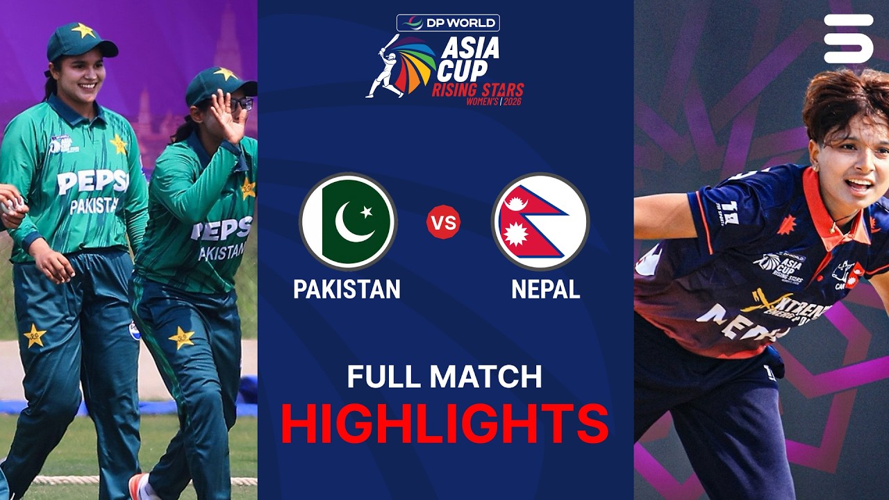 Full Highlights | Pakistan A Women vs Nepal Women | Women's Asia Cup Rising Stars | ZM1K