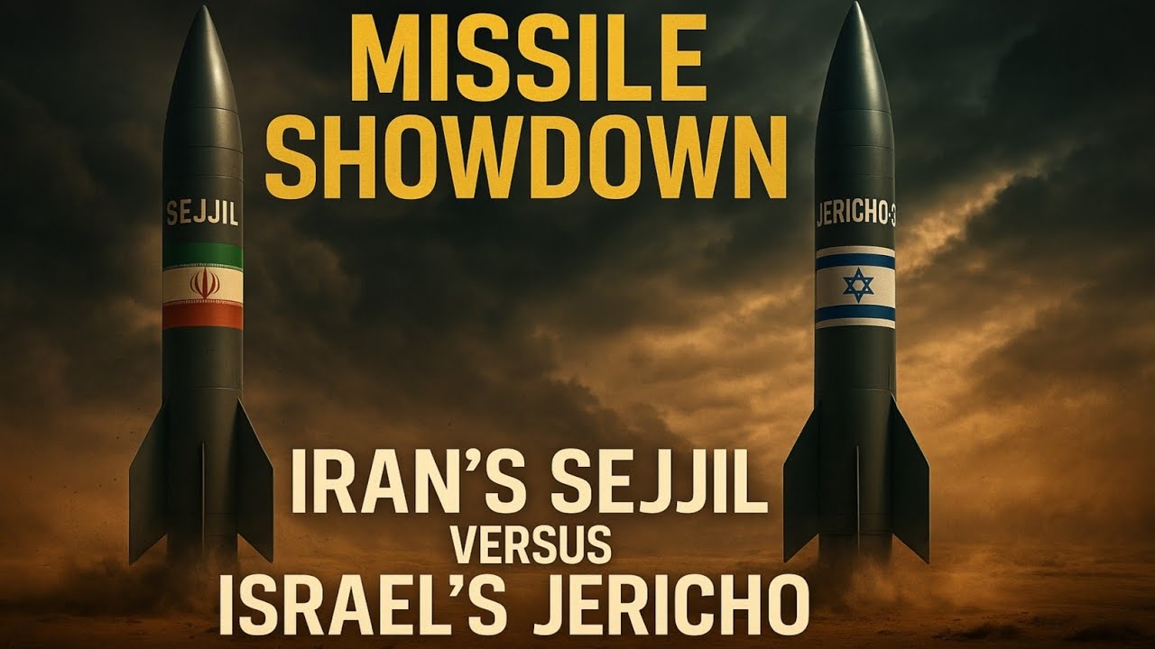 Sejjil vs Jericho 3 Missile Showdown: Iran vs Israel | Range, Speed, Power Comparison #military#iran