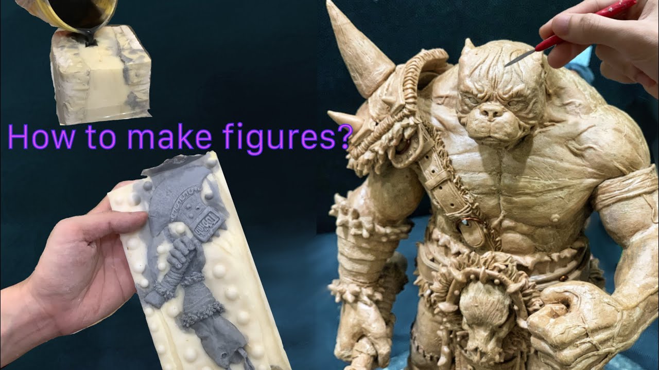 How to making resin figure | Diorama| Orc Warcraft X Bully Exotic |Cách đổ khuôn mô hình