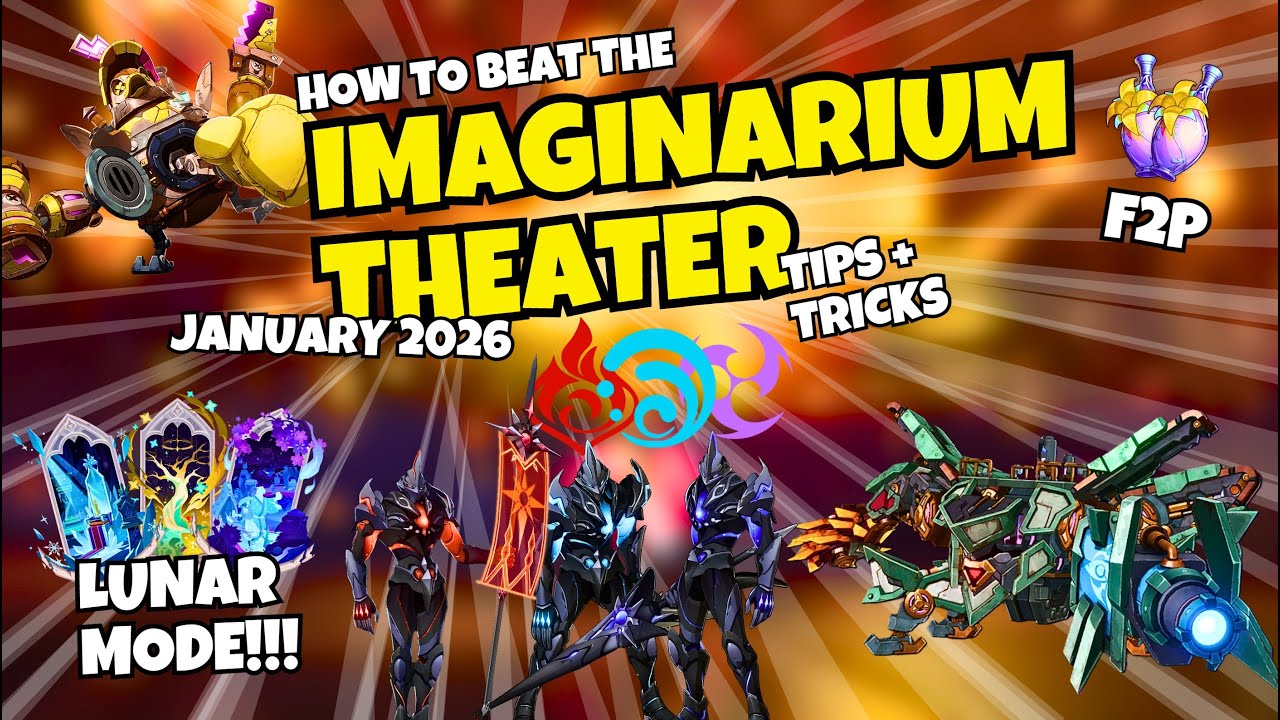 How to BEAT IMAGINARIUM THEATER LUNAR MODE January 2026 - F2P Clear