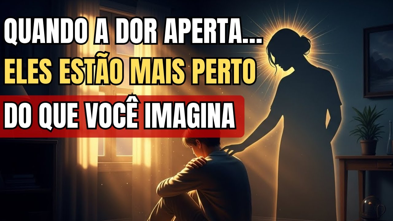 Quando a Dor Aperta… Seu Ente Querido Te Ampara em Silêncio | Espiritismo