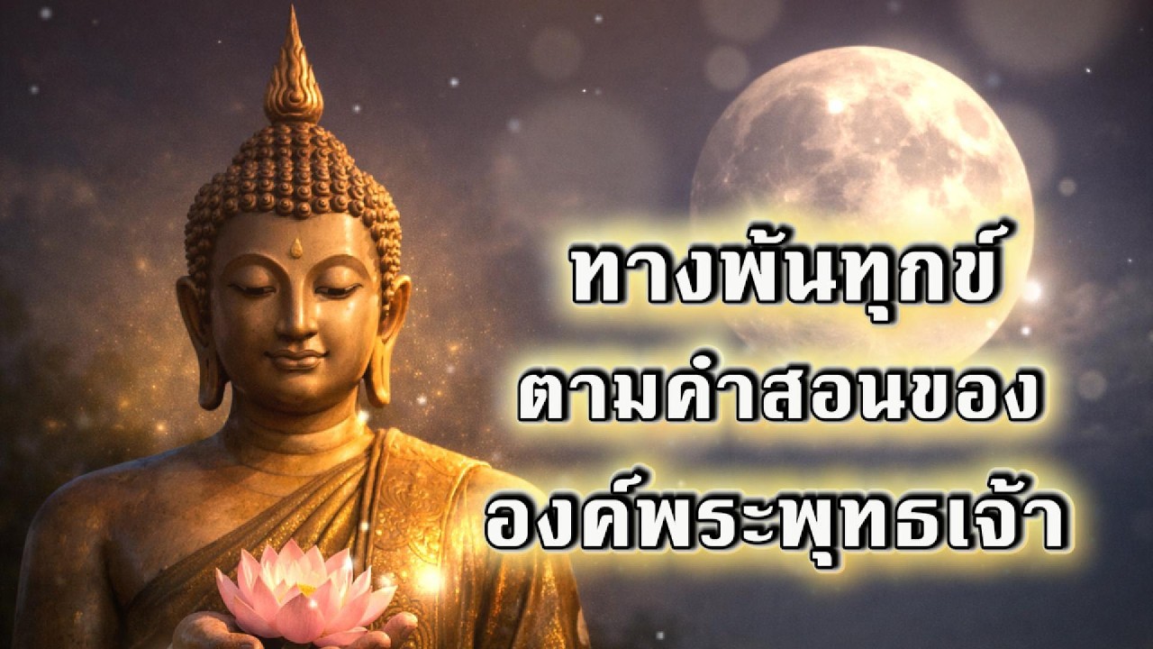 ทางพ้นทุกข์ ตามคำสอนของพระพุทธเจ้า | อริยสัจ 4 และมรรค 8 เข้าใจง่าย ใช้ได้จริง