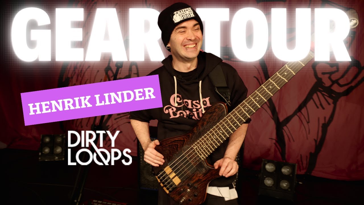 HENRIK LINDER (DIRTY LOOPS) GEAR TOUR & INTERVIEW - PARIS 2025 🔥