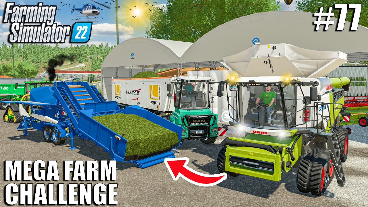 Harvesting 1.4 MILLION LITERS of CANOLA and SILAGE 🌽| MEGA FARM Ep.77 | Farming Simulator 22