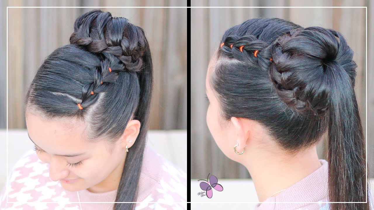 Peinado: Moño con Cascada | Peinado Para Cabello Largo | Chikas Chic