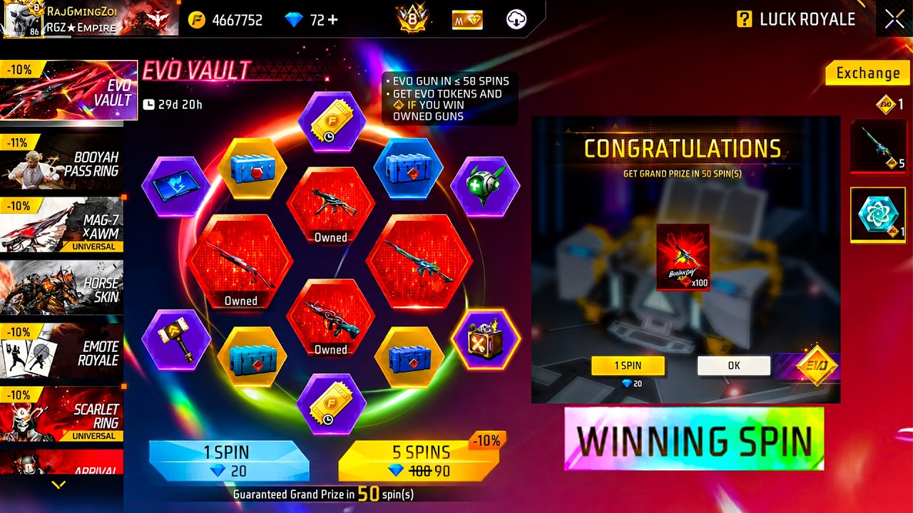 New Evo Vault Spin Trick 🤩 | Evo Vault Event Free Fire | FF New Event | 2 September Evo Vault 2026