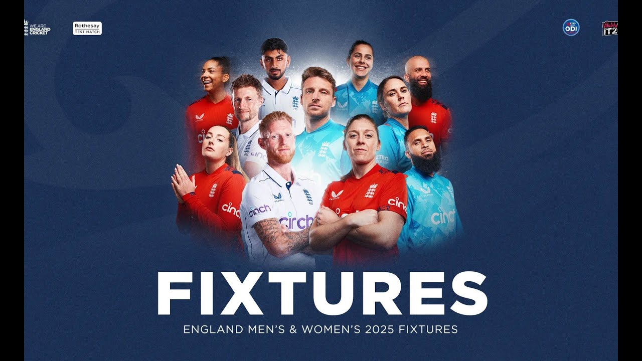 2025 England Cricket Fixtures