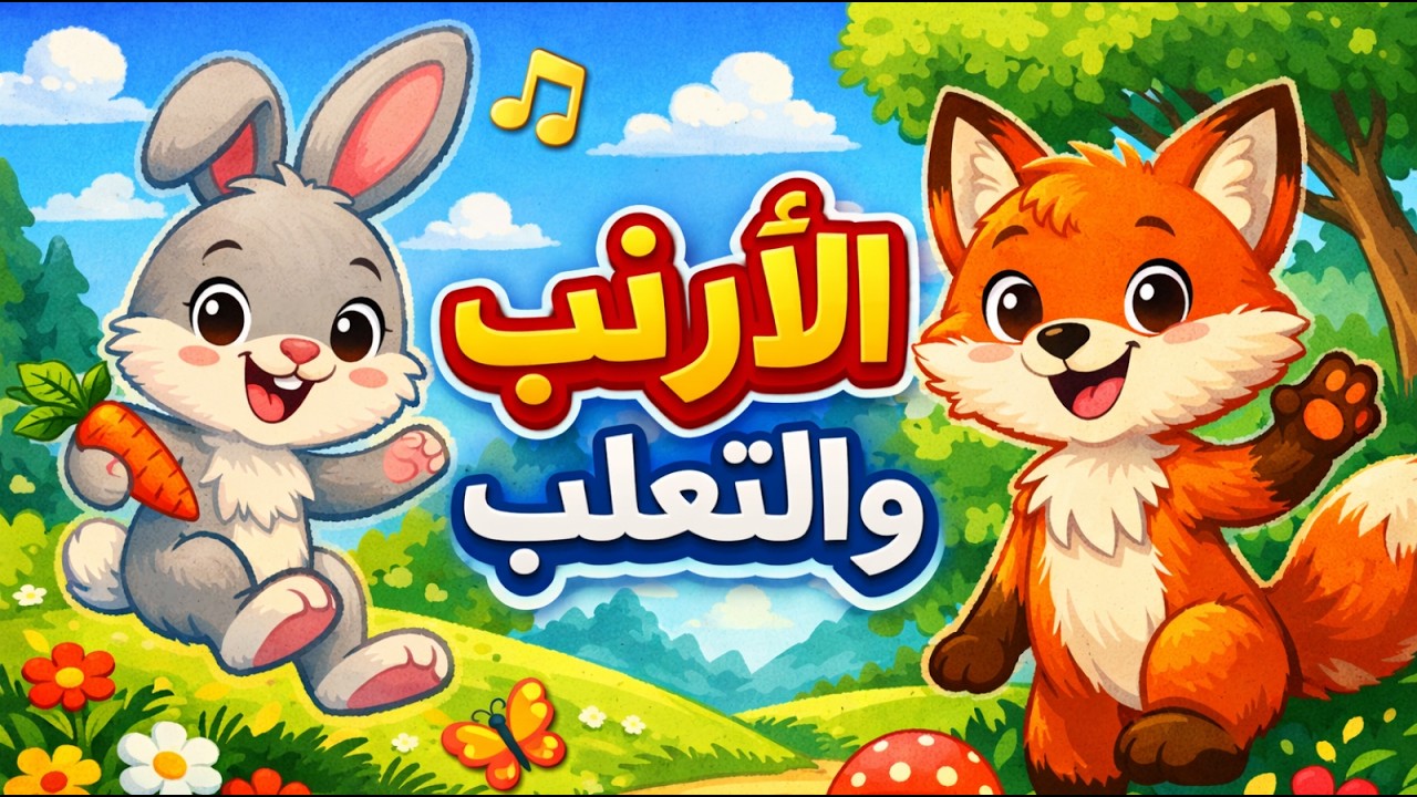 🐰🦊 الأرنب والثعلب – أغنية ممتعة للأطفال