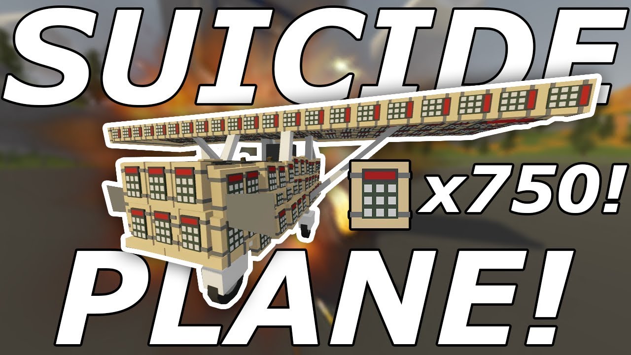 SUICIDE PLANE! - Fully made of C4 ! - Unturned 3.0