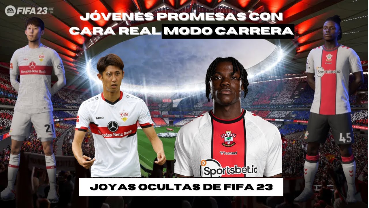 JÓVENES PROMESAS OCULTAS con CARA REAL ¡JOYAS! - FIFA 23