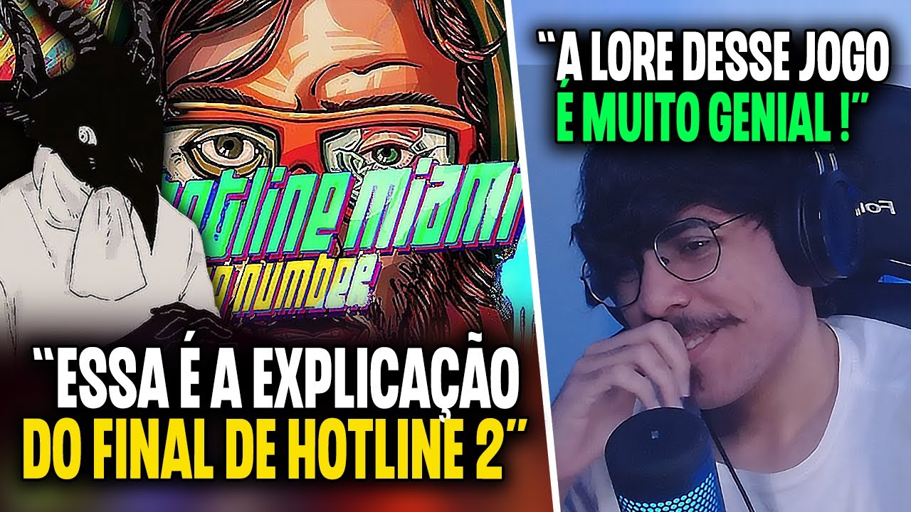 DANAEL FERNANDES EXPLICA A HISTÓRIA E O FINAL DE HOTLINE MIAMI 2 WRONG NUMBER | Cortes do Michi