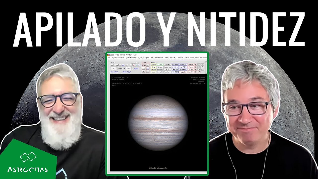 Tutorial rápido sobre AUTOSTAKKERT  y ASTROSURFACE para astrofotografía planetaria
