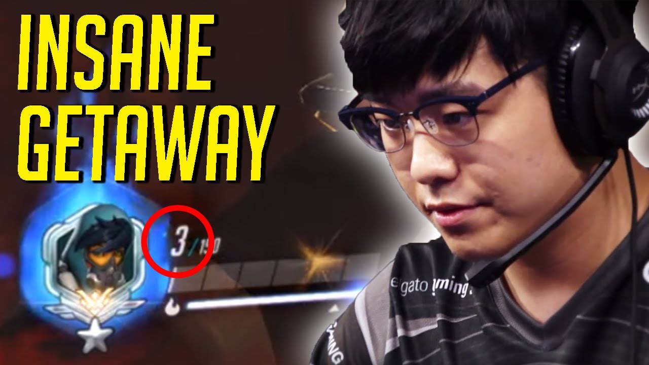 TRACER JUKES ENEMY TEAM WITH 3 HP! - Overwatch Best Moments