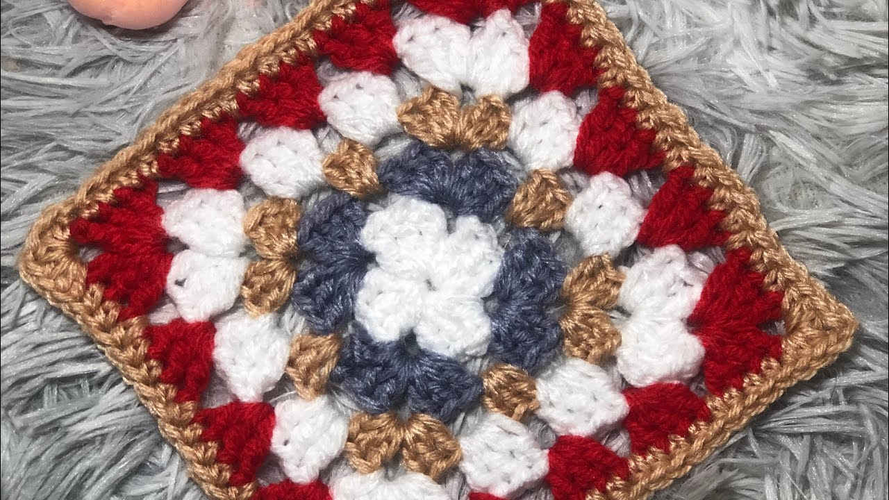 Granny square tuto 