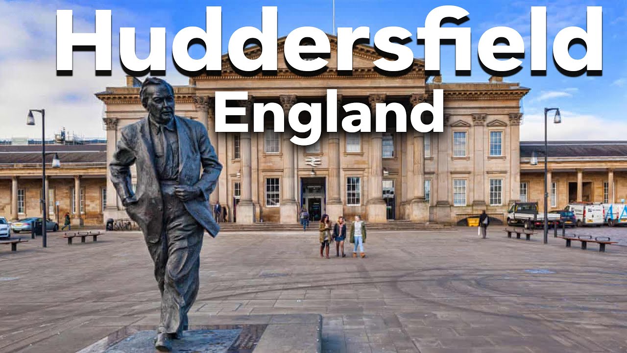 Huddersfield walking tour 4K | UK | England | 2021