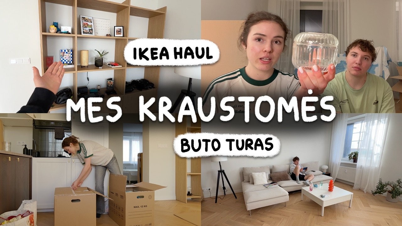BUTO TURAS ir IKEA HAUL  🔑 kraustymosi vlogas