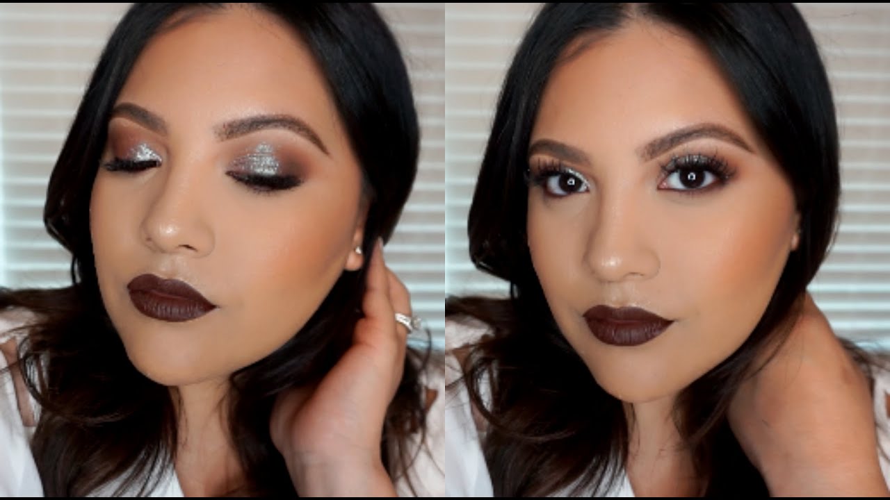 DuoChrome Eyes & Chocolate Lips! Full Makeup Tutorial